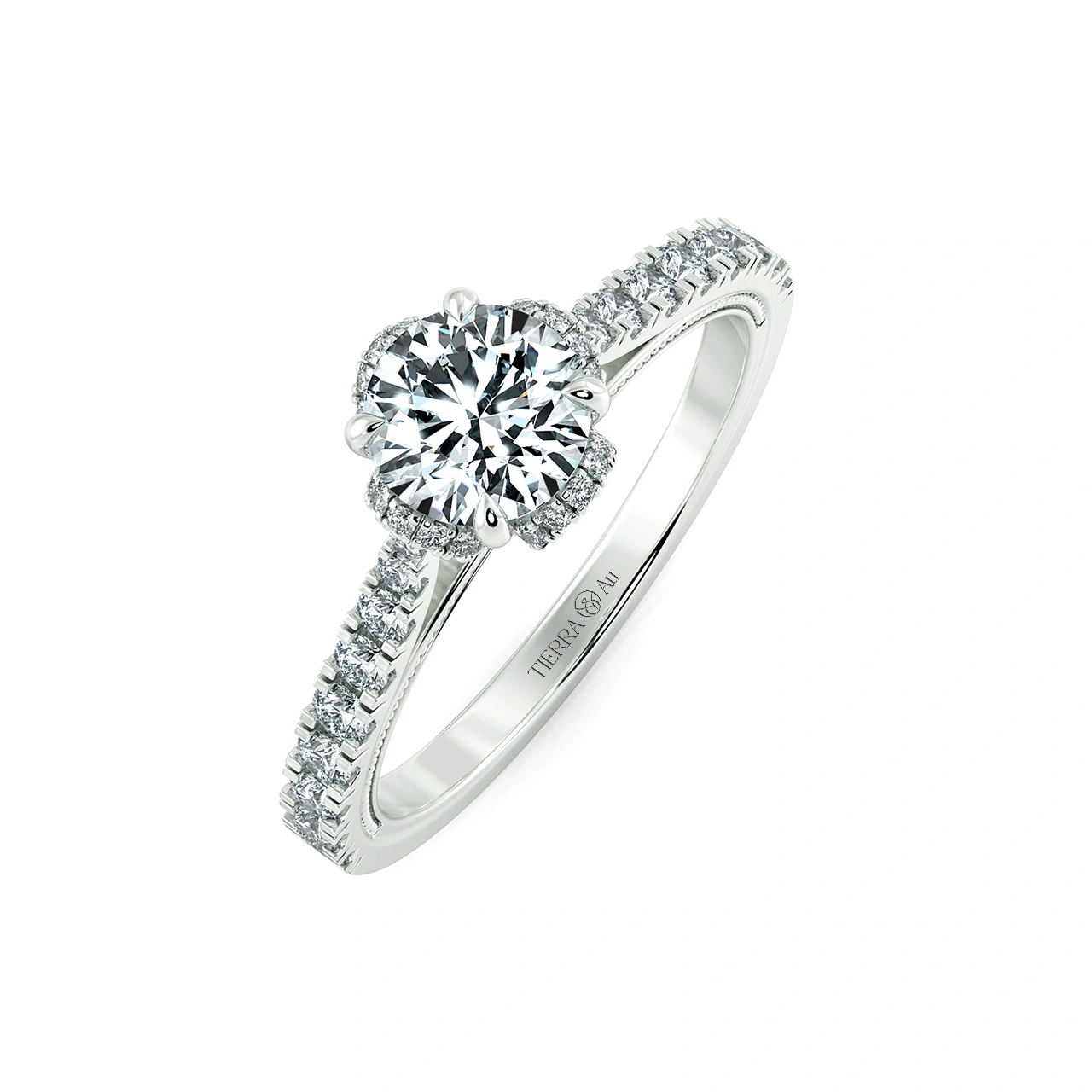 Nhẫn đính hôn Kim cương Solitaire Morri Morri NCH1613 3